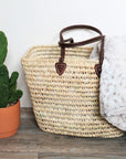 Large Square Straw Basket