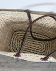 Large Square Straw Basket